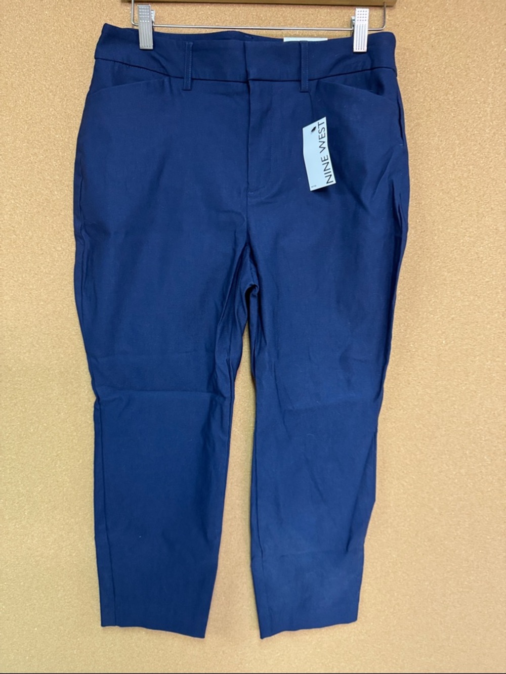 Nine West Deep Navy Cropped Ankle Pants